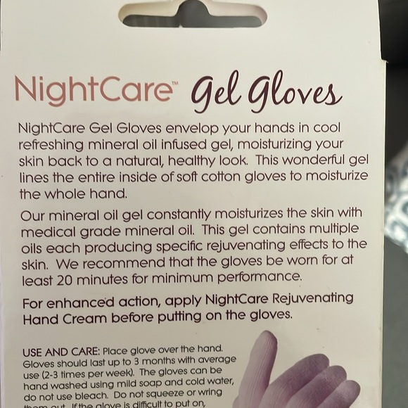 Nightcare Gel Goves with moisturizing gel line gloves - Picture 5 of 7